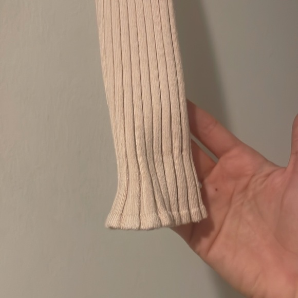 NWOT Jonathan SIMKHAI Sammy Traveling Rib Bustier Long-Sleeve T-Shirt - Picture 8 of 14